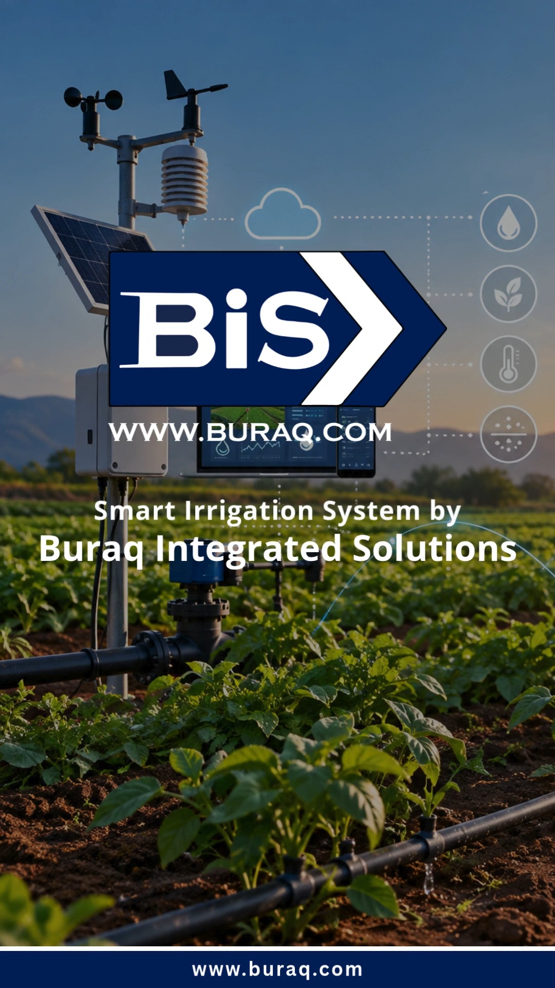 🌱 Smart Irrigation System Buraq Integrated Solutions brings intelligent irrigation technology to agriculture through soil…